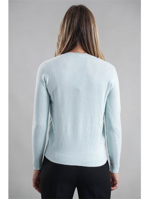 Maglia in viscosa Try Me | 5039BLEACHED ACQUA